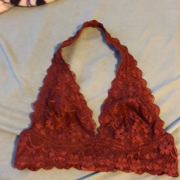 burnt orange bralette